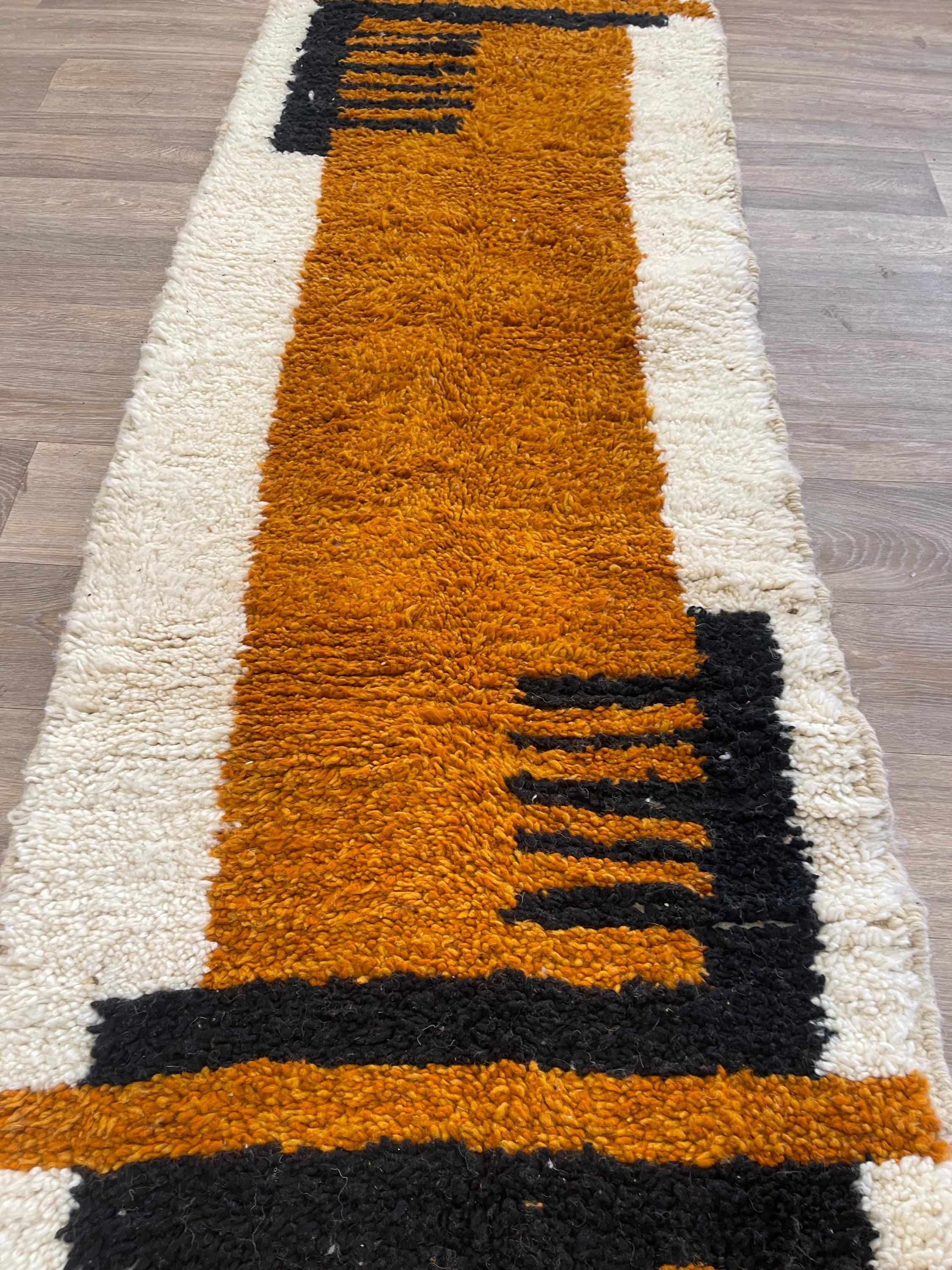 brown runner rug